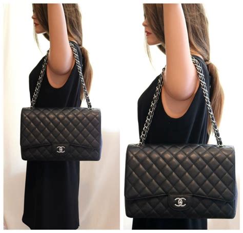 chanel jumbo flap bag vs large|jumbo classic chanel bag price.